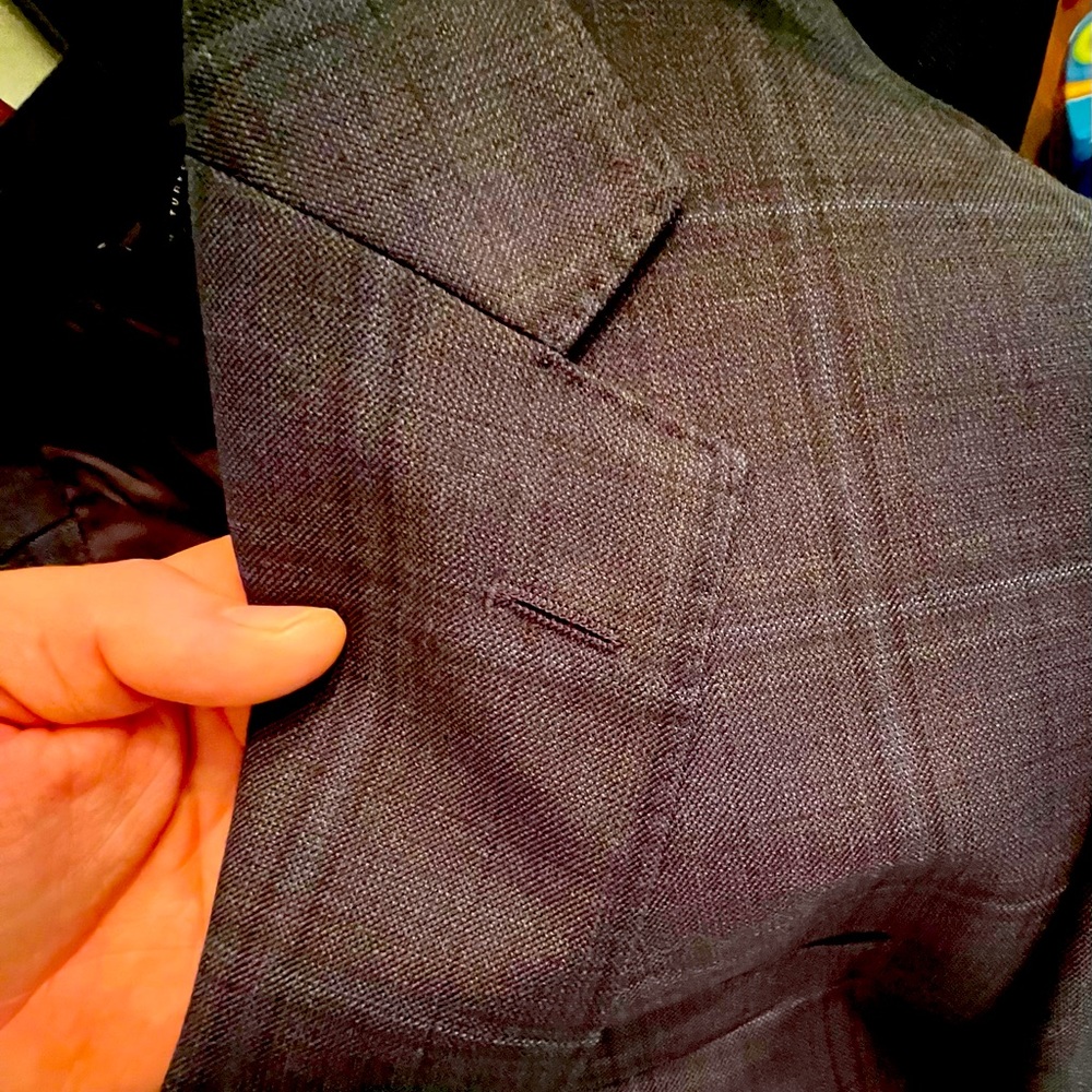 Hugo Boss Windowpane Wool Jacket - Picture 4 of 4